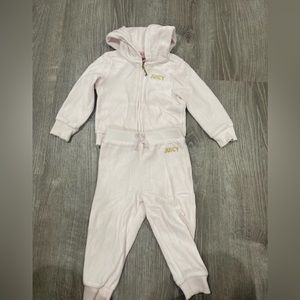 Velour track suit